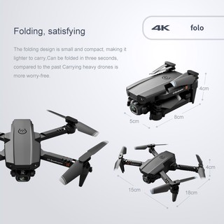 Drone Câmera 4k Duplo Hd Xt6 Wi-Fi Altura Fixa Quatro Eixos (9)