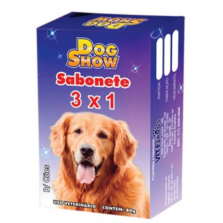 Sabonete 3x1 Dog Show 80g cheiroso