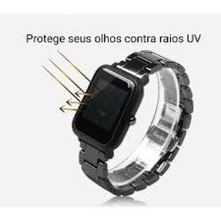 Película de proteção para relógio smartwatch modelos amazfit bip, bip lite, bip s B57, D13, D20, B58, P70, P80, IWO, T70, T80. Material TPU (3)