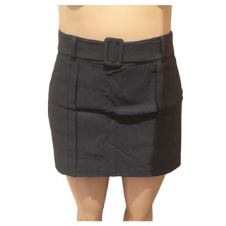 Short Saia Feminino Cintura Alta Plus Size Com Cinto (8)