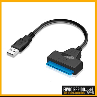 CABO ADAPTADOR PARA HD E SSD USB/SATA Suporte 2.5 ssd /hd Disco Rígido (1)