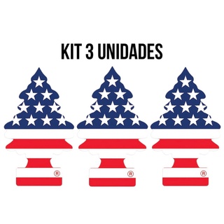 Kit 3 Unidades Little Trees ORIGINAIS Vanilla Pride / América