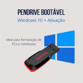 PenDrive Multiboot Windows 10 32\64 Bits