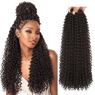 18-22Inch Long Passion Twist Crochet Hair Extensions 16Roots/Pack Ombre Synthetic Braiding Bohemia Crochet Braids
