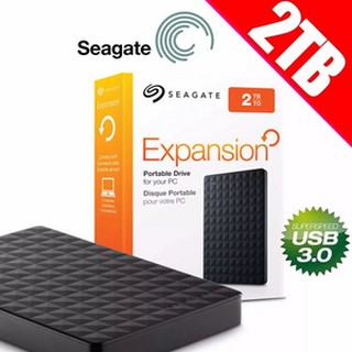 HD EXTERNO SEAGATE EXPANSION PORTÁTIL USB 3.0 2TB STEA2000400 - PRETO (1)
