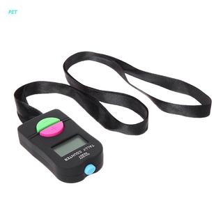 PET Digital Hand Tally Counter Electronic Manual Clicker Golf Gym Hand Held Counter