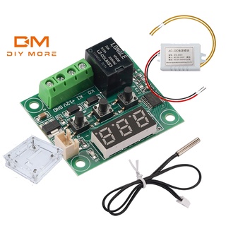 DIYMORE Controle De Temperatura Do Termostato W1209 Calor Fria DC 5V 12V 24V AC110V-220V Switch Termômetro Thermo NTC Sensor