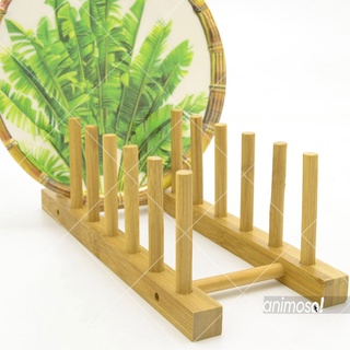 Escorredor De Louça Bambu/Porta Prato Bambu