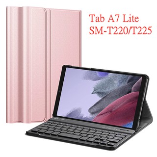 Capa De Teclado Bluetooth Destacável Para Samsung Galaxy Tab A7 Lite 8.7 SM-T220 T225 2021