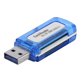 Leitor De Cartão De Memória USB 2.0 All in One 4 Em 1 Para Micro SD TF M2