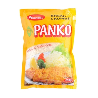 Farinha para Empanar Panko Bread Crumps Woomtree - 200 Gramas