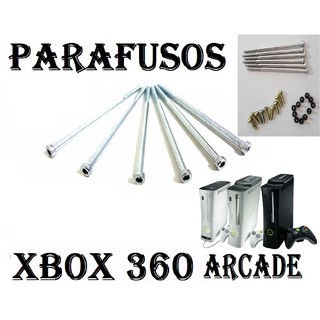 Kit Parafusos Para Microsoft Xbox 360 Arcade Fat Originais