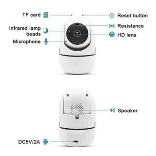 Camera Ip Wifi Giratoria 720p Estilo Baba Eletronica Com Visao Noturna e Alerta De Movimento (4)