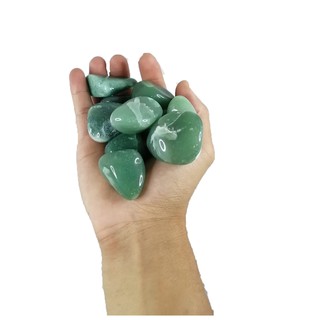 100g De Pedra Rolada De Quartzo Verde Natural A Grade