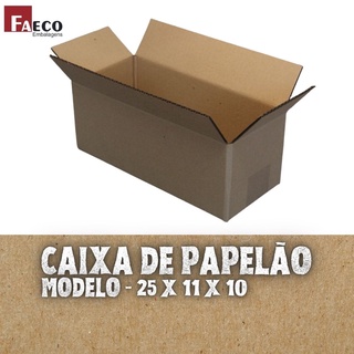 25 Caixas de Papelao (25X11X10)cm - Sedex / Pac / Correios