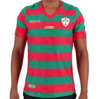 Camisa Camiseta de Time do Portuguesa Tradicional Lançamento 21/22 Promoção a Pronta Entrega