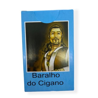 BARALHO TAROT DO CIGANO AZUL CIGANO VLADIMIR 36 CARTAS COM MANUAL