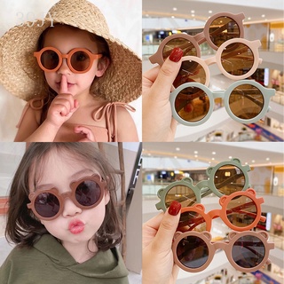 Óculos De Sol Redondos Retrô Fofos Para Meninos Garota Oculos Ultravioleta Para Crianças
