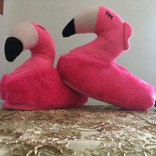 pantufa flamingo bichinho rosa presente barato