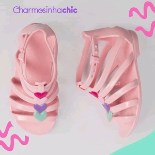 Sandália infantil Charmosinha Chic