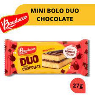 Mini Bolo Bauducco Duo Sabor Chocolate Unidade De 27 GRAMAS