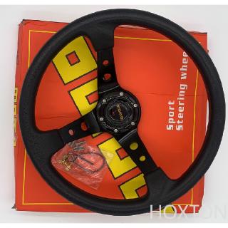 MOMO OMP STEERING Wheel Deep Dish Racing Steering Wheel 14"inch 350mm PU
