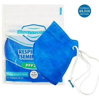 Mascara PFF2 N95 Certificada e Aprovada - EkoMascara - Azul