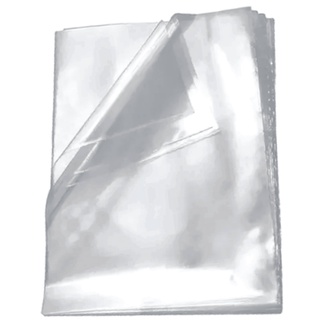 Saquinho Plástico 15x25 cm PP 100 unidades Saco Transparente Celofane Brilhoso