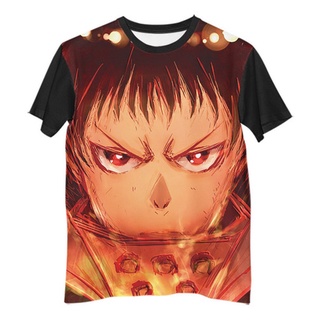 Br Camisa Camiseta Anime Fire Force Shinra Kusakabe G0838