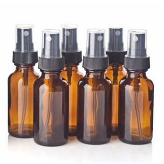 Vidro Spray Ambar 10un com Válvula Spray Borrifador 30ml Aromaterapia óleos essencias