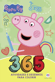 Livro Peppa Pig - 365 atividades e desenhos para colorir