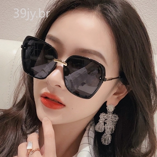 Vintage Oversized Square Sunglasses Women Retro Black Frame men Female UV400 Shades Glasses
