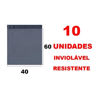 10 envelopes 40x60 cm (+3 aba) Plástico de segurança, Embalagem Correio (1)