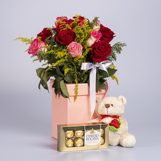 Caixa Para Bouquet de Flores com 02 uni.