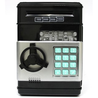 Mini Cofre Eletrônico Digital Puxa Notas Automático Senha 4 Dígitos Dinheiro e Moedas Lorben (7)