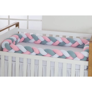 Protetor Para Cama Montessoriana e cama Infantil Tipo Trança 4,40 metros