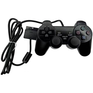Controle Manete Com Fio Compatível Com Playstation 2 Ps2 play 2