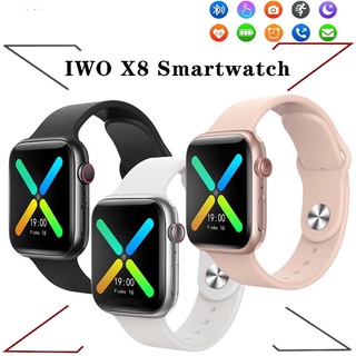 Smartwatch X8 Iwo série 13 X8 Smartwatch Bluetooth monitor cardíaco Pk Iwo8 T500 X7 relógio à prova d' água X8 smartsports multifuncional com monitor de relógio inteligente 2022 (2)