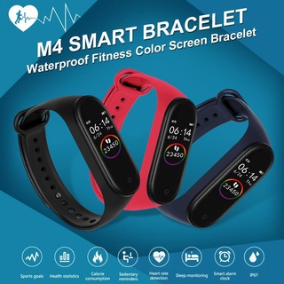 M4 Pulseira Smart Bluetooth SmartWatch Tela Colorida À Prova D'água Frequência Cardíaca Fitness Para Android IOS