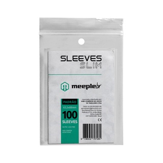 Sleeves MeepleBR SLIM - PADRÃO (63,5 x 88 mm)