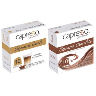 Capsulas Nespresso Chocolate Cappuccino Capresso 20 unidades