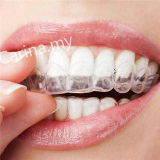 1 Par 2 Peças Bandejas De Dentes Dental/Clareador