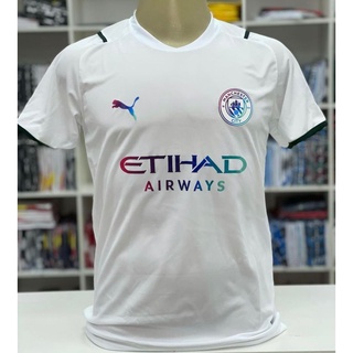 Nova Camisa Manchester City Branca 2021 Uniforme 2 Masculino - Camisa de Time