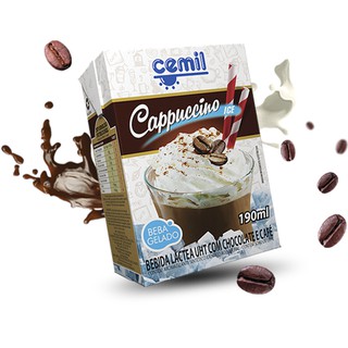 Cappuccino Capuccino Ice - Bebida Láctea UHT Cemil Chocolate e Café 190ml