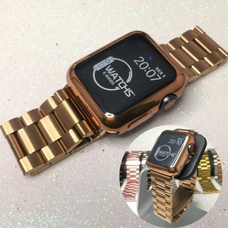 Pulseira em aço inoxidável para apple watch e smartwatch 38mm 40mm 42mm 44mm (5)