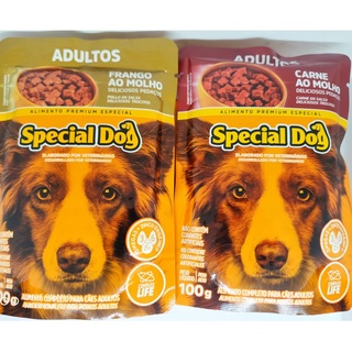 Special Dog Sache adulto mista carne e frango 100g com 12 unidades