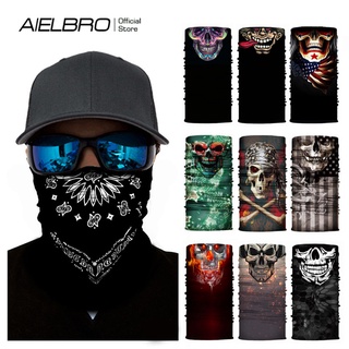 AIELBRO Fashion Touca / Lenço / Balaclava / Cobertura Facial Anti-UV De Caveira Para Ciclismo / Ambientes Externos
