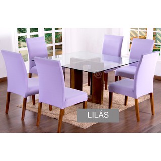 Capa de Cadeira para Mesa Jantar - Super Luxo Malha Gel - Cores Variadas (3)