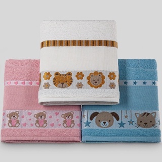 Toalha De Banho Soft Baby algodão felpuda e macia Infantil Meninos Meninas Premium