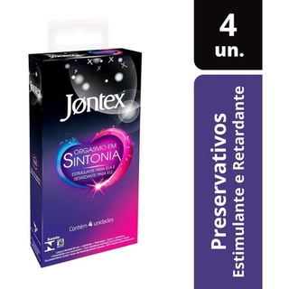 Preservativo Lubrificado Orgasmo em Sintonia Jontex Caixa 4 Unidades (1)